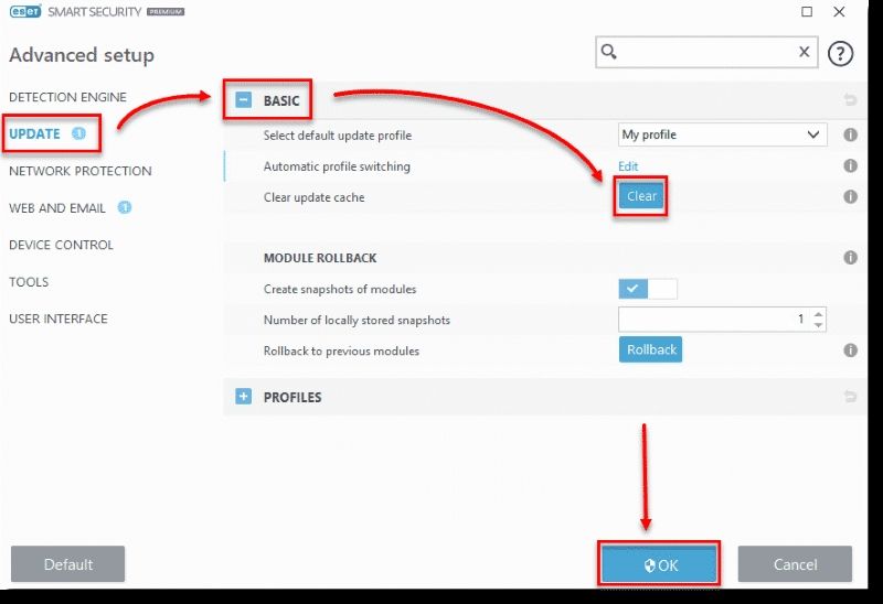 حل مشکل Modules update failed در نود 32 - مرحله اول