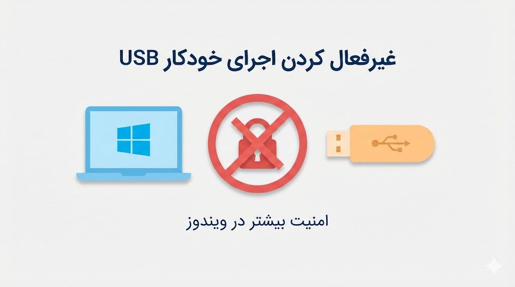 غیرفعال کردن  اجرای خودکار USB در ویندوز بسیار مهم!